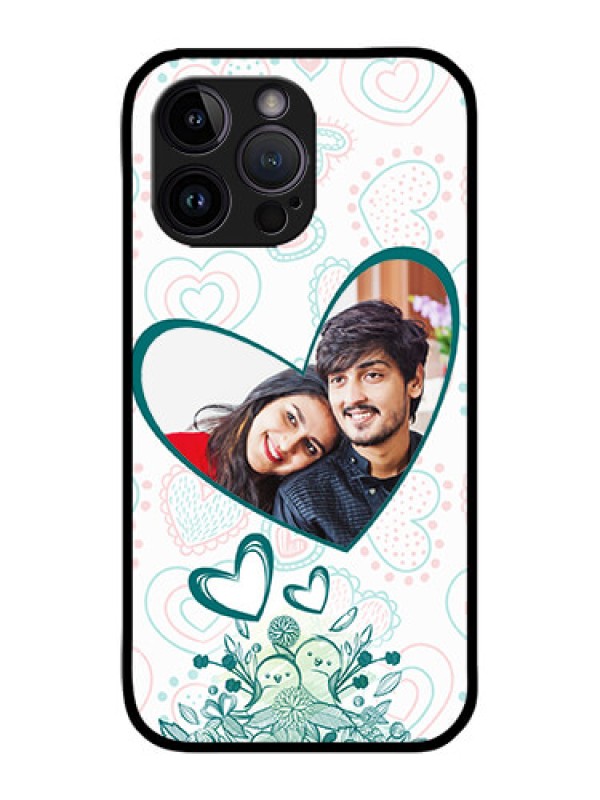 Custom iPhone 14 Pro Custom Metal Phone Case - Premium Couple Design