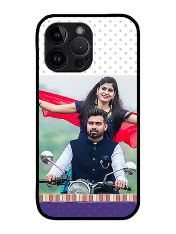 Custom iPhone 14 Pro Custom Metal Phone Case - Cute Family Design