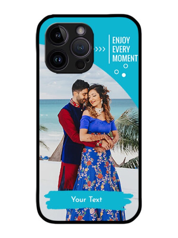 Custom iPhone 14 Pro Custom Metal Phone Case - Happy Moment Design
