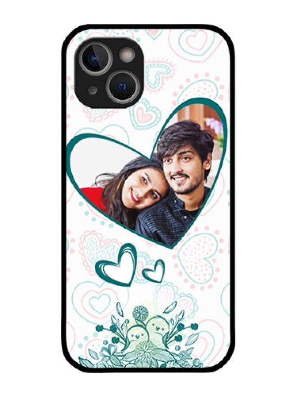 Custom iPhone 14 Custom Metal Phone Case - Premium Couple Design