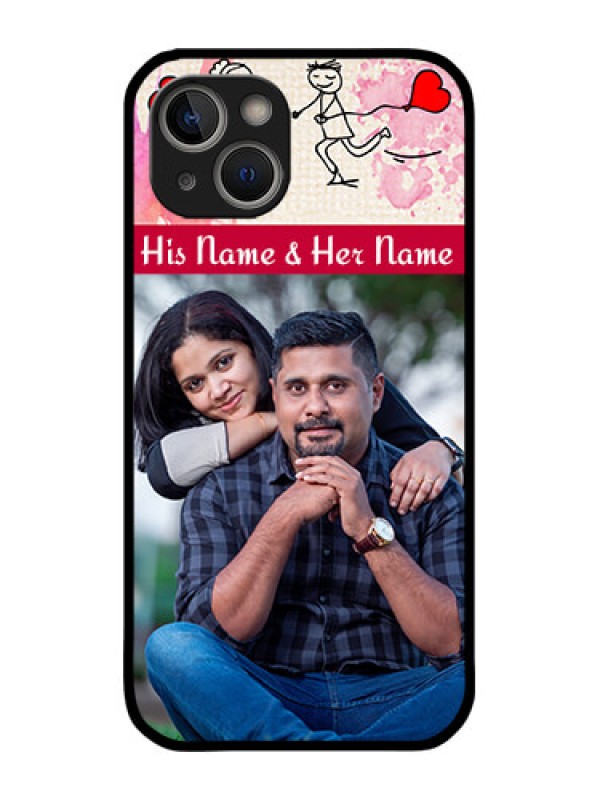 Custom iPhone 14 Custom Metal Phone Case - You And Me Case Design