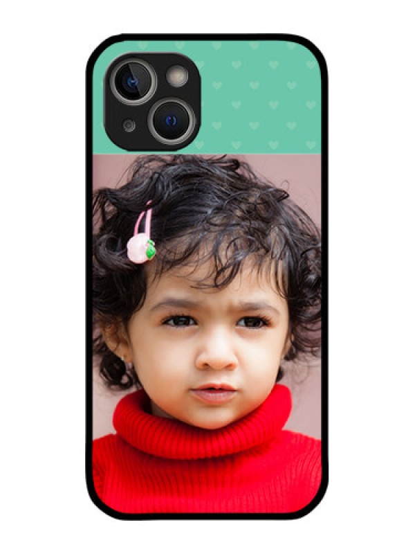 Custom iPhone 14 Custom Metal Phone Case - Lovers Picture Design