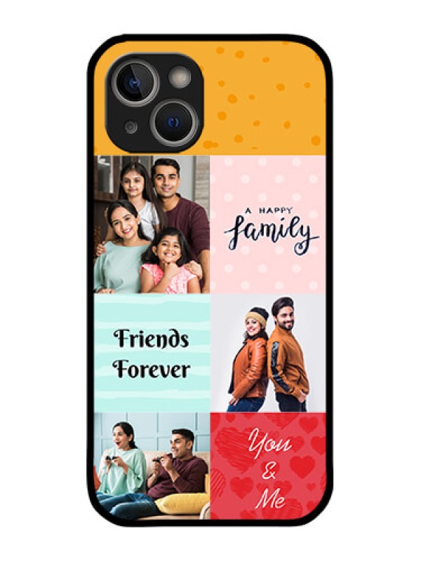 Custom iPhone 14 Custom Metal Phone Case - Images With Quotes Design