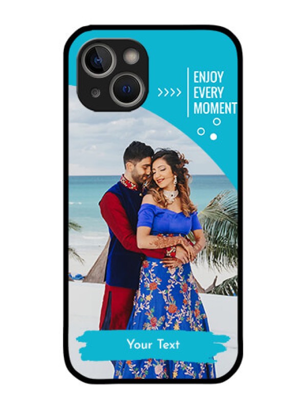 Custom iPhone 14 Custom Metal Phone Case - Happy Moment Design