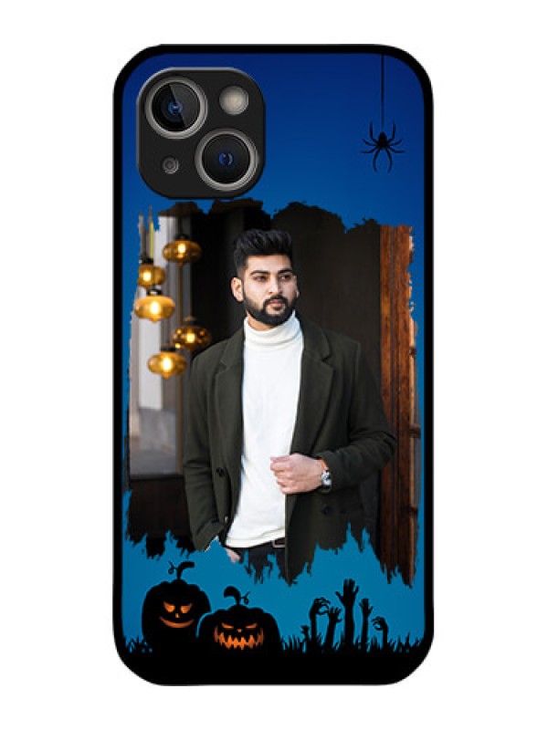 Custom iPhone 14 Custom Metal Phone Case - With Pro Halloween Design