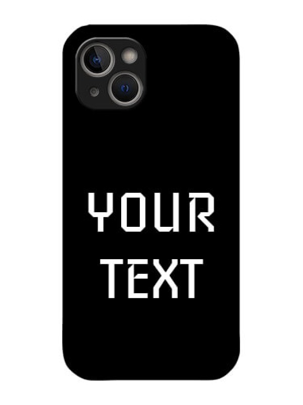 Custom iPhone 14 Custom Metal Phone Case - Your Name Design