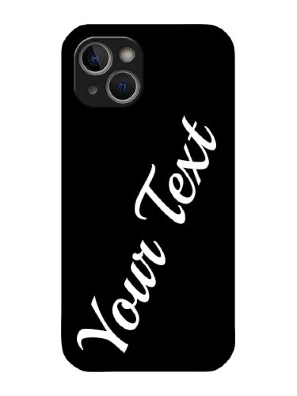 Custom iPhone 14 Custom Metal Phone Case - With Your Name Design