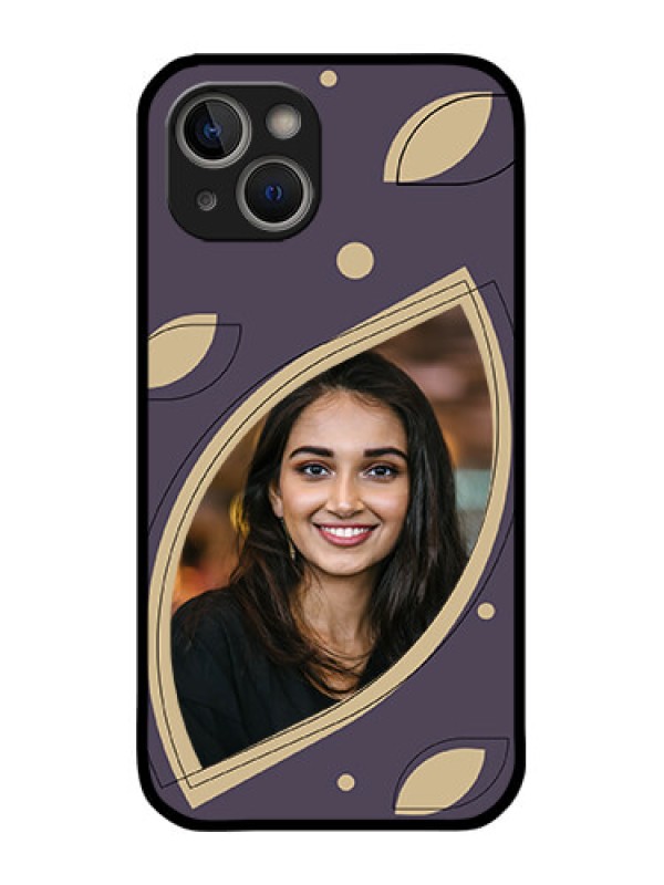 Custom iPhone 14 Custom Metal Phone Case - Falling Leaf Design