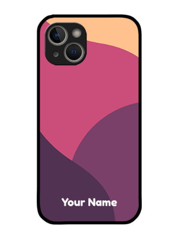 Custom iPhone 14 Custom Metal Phone Case - Mixed Multi - Colour Abstract Art Design