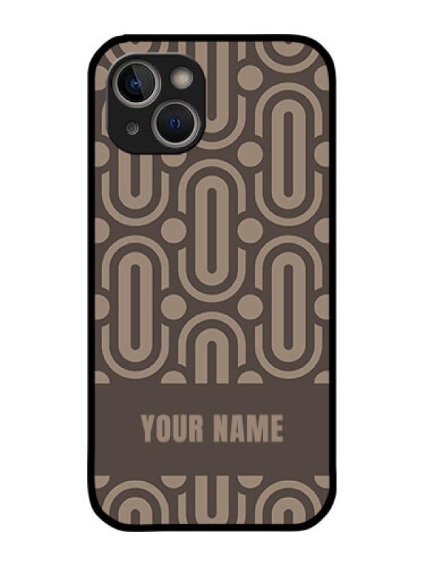 Custom iPhone 14 Custom Metal Phone Case - Captivating Zero Pattern Design