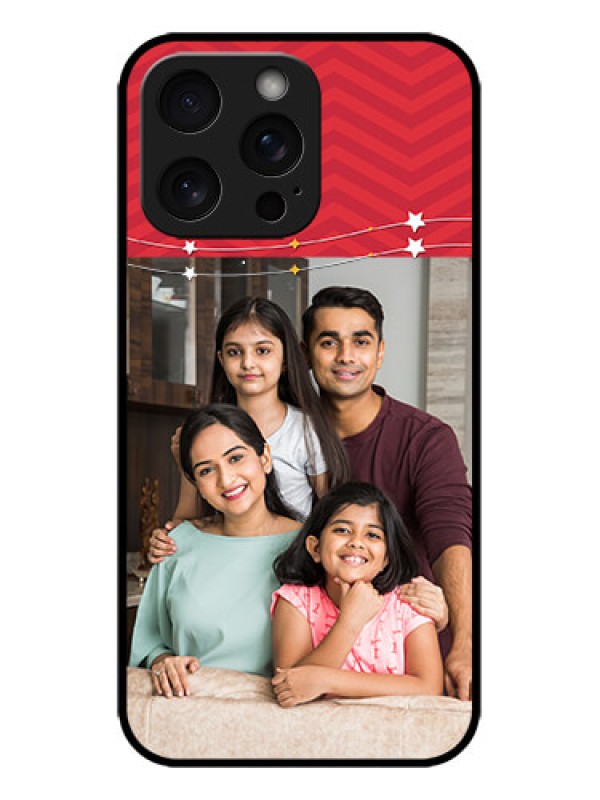 Custom iPhone 15 Pro Max Custom Metal Phone CaseHappy Family Design