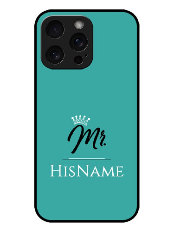 Custom iPhone 15 Pro Max Custom Metal Phone CaseMr With Name Design