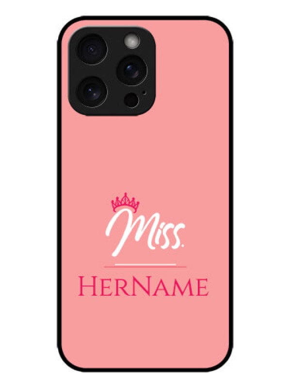Custom iPhone 15 Pro Max Custom Metal Phone CaseMrs With Name Design