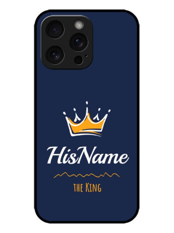 Custom iPhone 15 Pro Max Custom Metal Phone CaseKing With Name Design