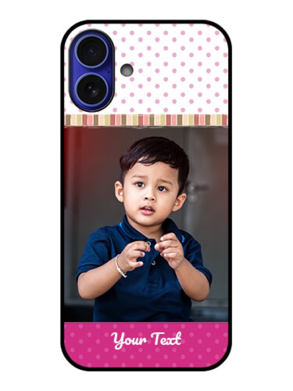 Custom iPhone 16 Plus Custom Metal Phone Case - Cute Girls Cover Design