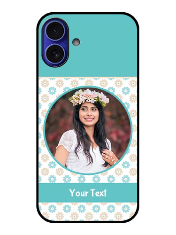 Custom iPhone 16 Plus Custom Metal Phone Case - Beautiful Flowers Design