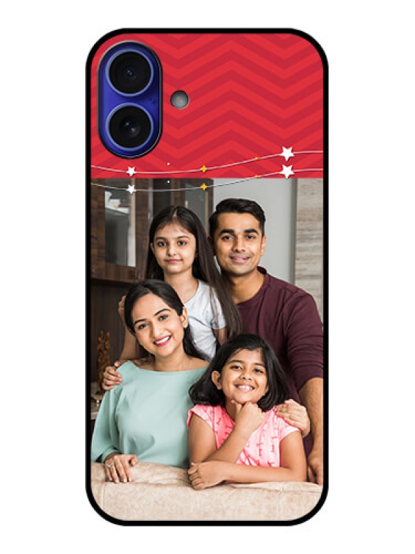 Custom iPhone 16 Plus Custom Metal Phone Case - Happy Family Design
