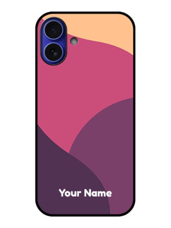 Custom iPhone 16 Plus Custom Metal Phone Case - Mixed Multi - Colour Abstract Art Design