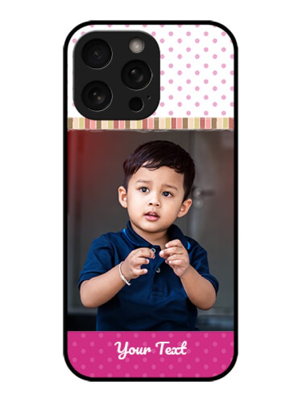 Custom iPhone 16 Pro Custom Metal Phone Case - Cute Girls Cover Design