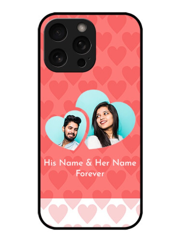 Custom iPhone 16 Pro Custom Metal Phone Case - Couple Pic Upload Design