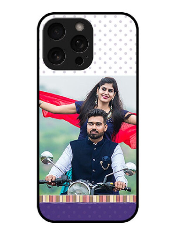 Custom iPhone 16 Pro Custom Metal Phone Case - Cute Family Design
