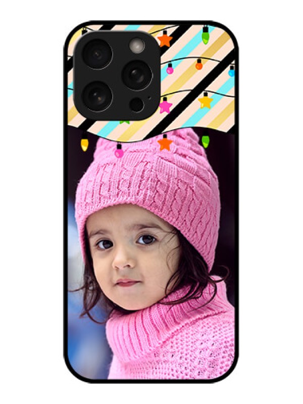 Custom iPhone 16 Pro Custom Metal Phone Case - Lights Hanging Design