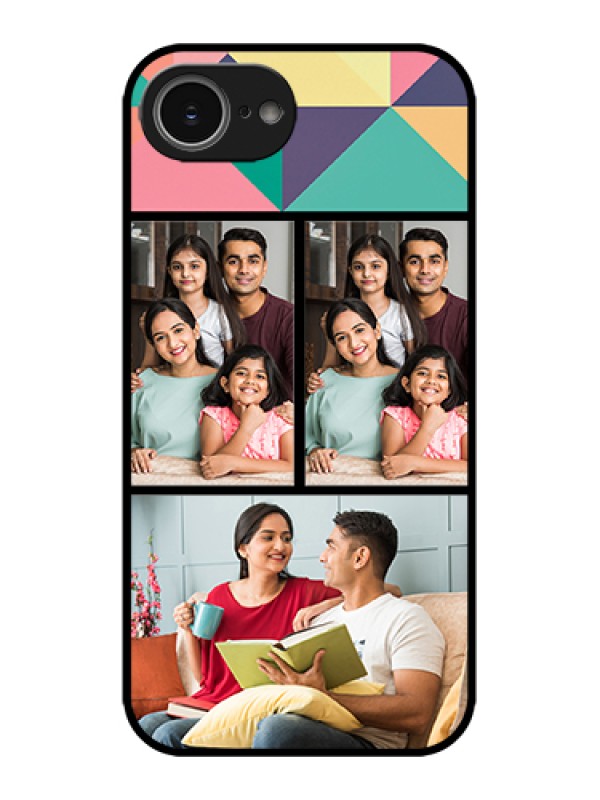 Custom Apple iPhone 16e Custom Metal Phone Case - Bulk Pic Upload Design