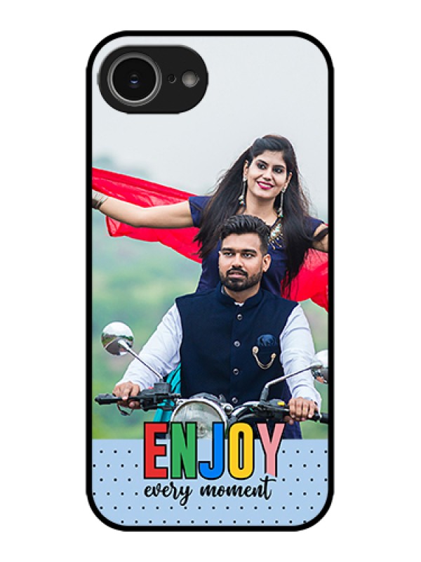 Custom Apple iPhone 16e Custom Metal Phone Case - Enjoy Every Moment Design