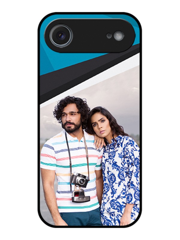 Custom Apple iPhone 17 Air Custom Metal Phone Case - Simple Pattern Photo Upload Design