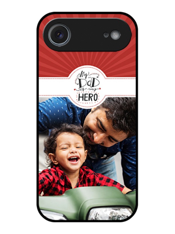 Custom Apple iPhone 17 Air Custom Metal Phone Case - My Dad Hero Design