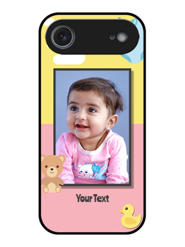 Custom Apple iPhone 17 Air Custom Metal Phone Case - Kids 2 Color Design