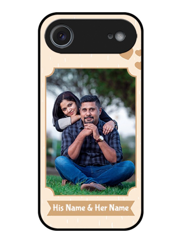 Custom Apple iPhone 17 Air Custom Metal Phone Case - With Confetti Love Design