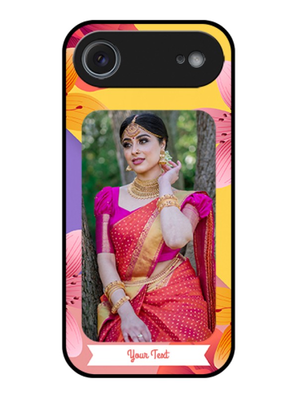 Custom Apple iPhone 17 Air Custom Metal Phone Case - 3 Image With Vintage Floral Design
