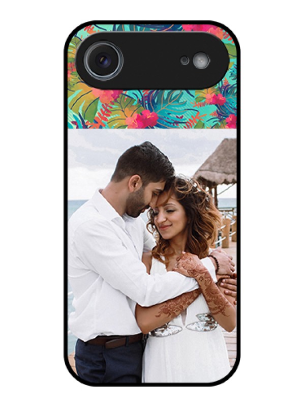 Custom Apple iPhone 17 Air Custom Metal Phone Case - Watercolor Floral Design