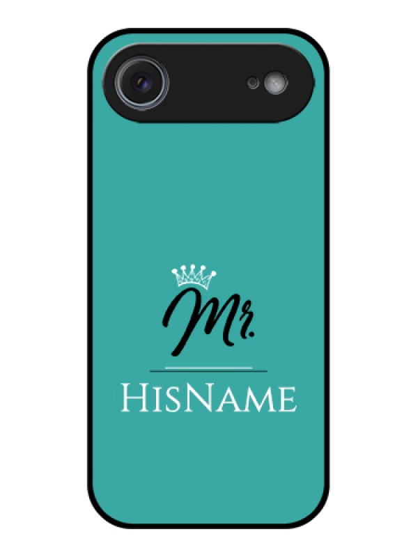 Custom Apple iPhone 17 Air Custom Metal Phone Case - Mr With Name Design