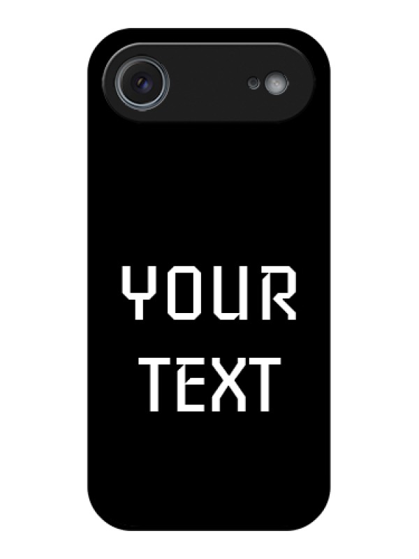 Custom Apple iPhone 17 Air Custom Metal Phone Case - Your Name Design