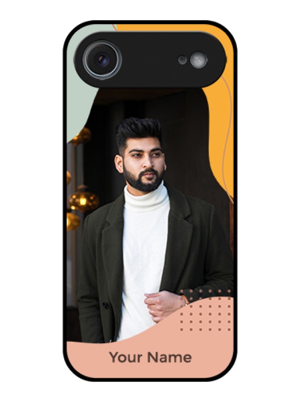 Custom Apple iPhone 17 Air Custom Metal Phone Case - Tri - Coloured Overlay Design