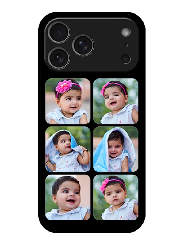 Custom Apple iPhone 17 Pro Max Custom Metal Phone Case - Multiple Pictures Design