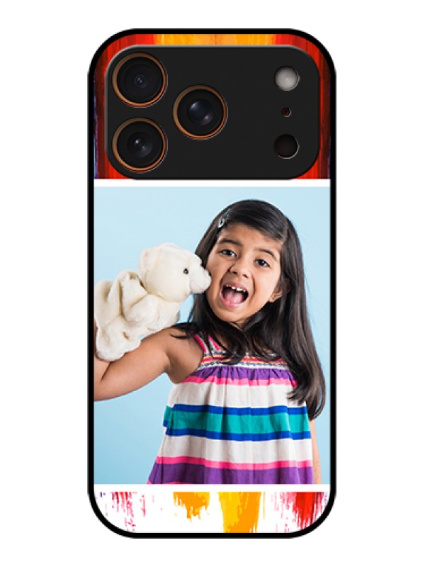 Custom Apple iPhone 17 Pro Custom Metal Phone Case - Multi Color Design