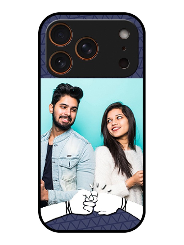 Custom Apple iPhone 17 Pro Custom Metal Phone Case - With Best Friends Design