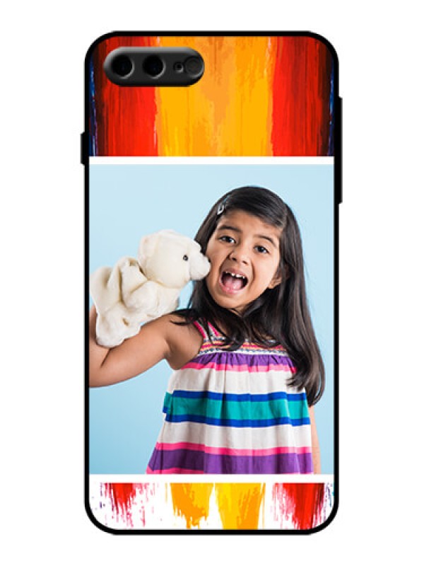 Custom iPhone 7 Plus Custom Metal Phone Case - Multi Color Design