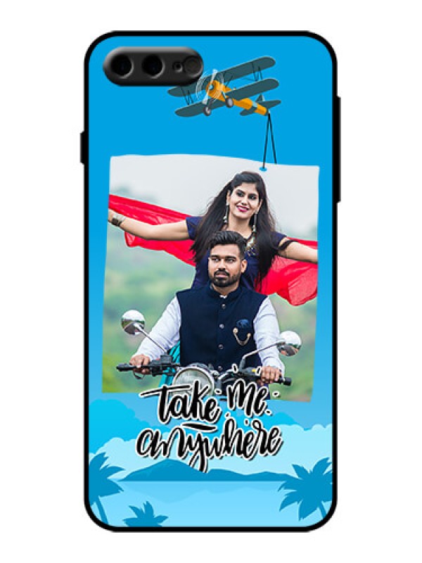 Custom iPhone 7 Plus Custom Metal Phone Case - Traveller Design