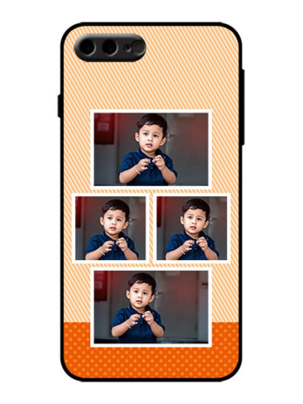 Custom iPhone 8 Plus Custom Metal Phone Case - Bulk Photos Upload Design