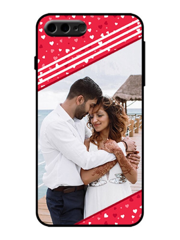 Custom iPhone 8 Plus Custom Metal Phone Case - Valentines Gift Design