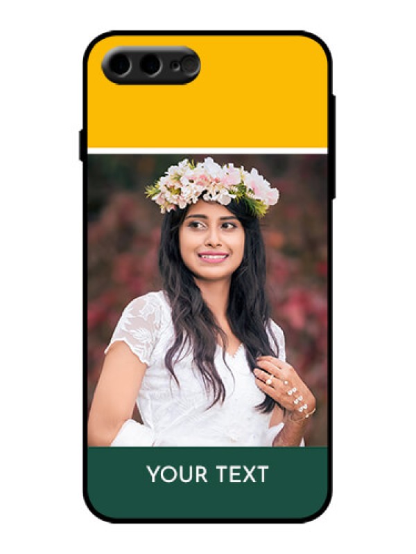 Custom iPhone 8 Plus Custom Metal Phone Case - Love You Design