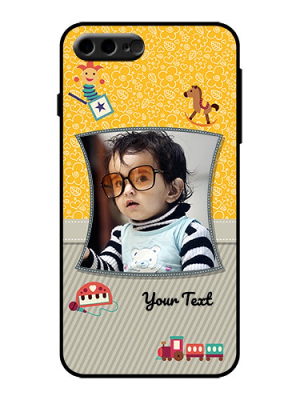 Custom iPhone 8 Plus Custom Metal Phone Case - Baby Picture Upload Design