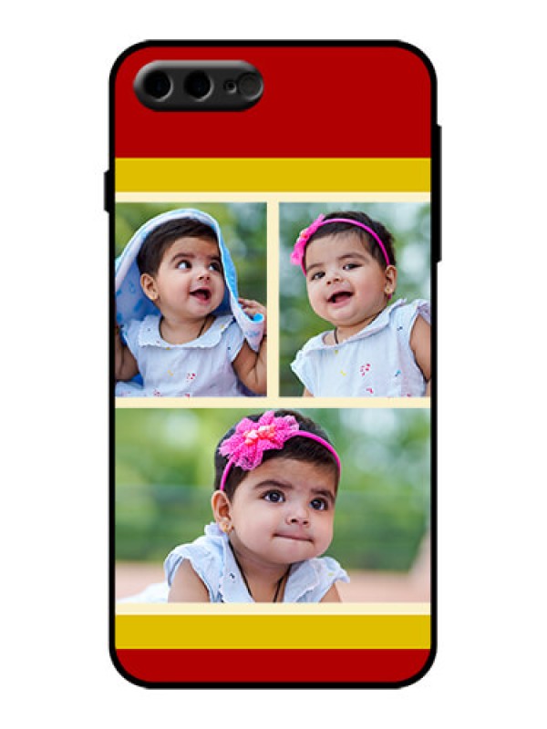 Custom iPhone 8 Plus Custom Metal Phone Case - Multiple Pic Upload Design