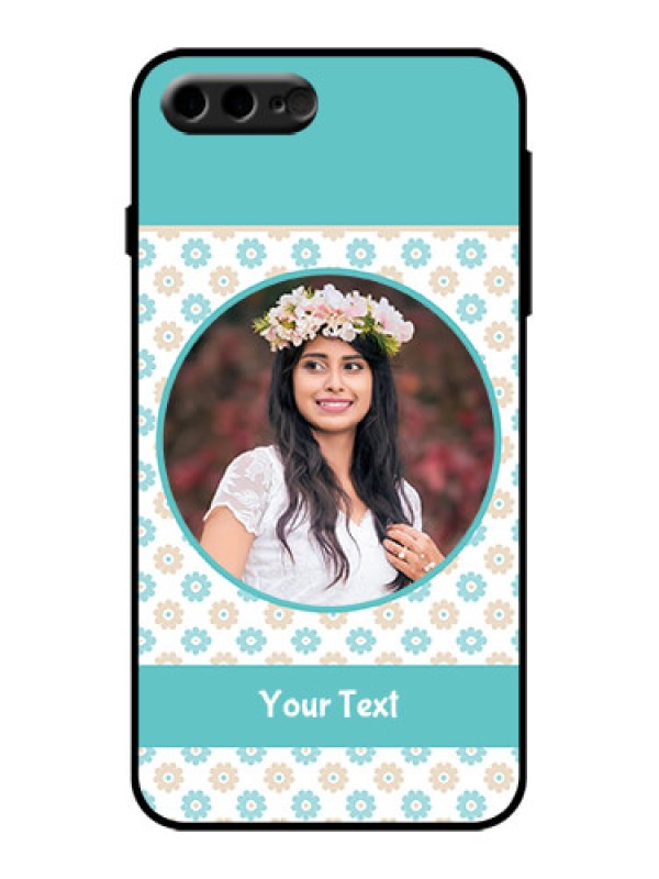 Custom iPhone 8 Plus Custom Metal Phone Case - Beautiful Flowers Design