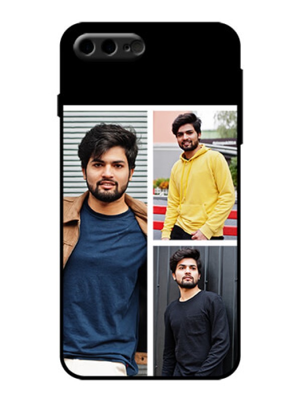 Custom iPhone 8 Plus Custom Metal Phone Case - Upload Multiple Picture Design