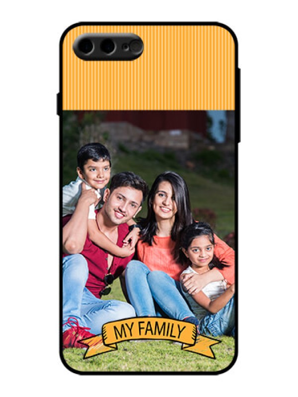 Custom iPhone 8 Plus Custom Metal Phone Case - My Family Design